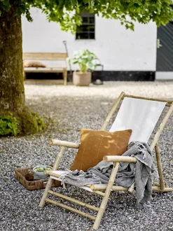 Utemöbler|Solstolar & Solsängar|Bloomingville Solstol 'Korfu' - Bambu