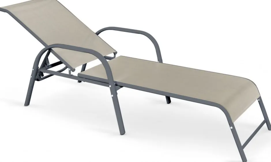 Utemöbler|Solstolar & Solsängar|Garden Prestige Solstol 'Mosler' - Grå