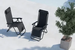 Solstolar & Solsängar|Uteplats|Garden Prestige Solstol 'Vulcano' - Svart