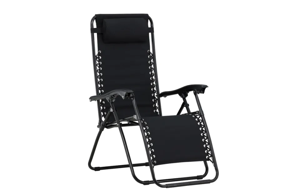 Solstolar & Solsängar|Uteplats|Garden Prestige Solstol 'Vulcano' - Svart