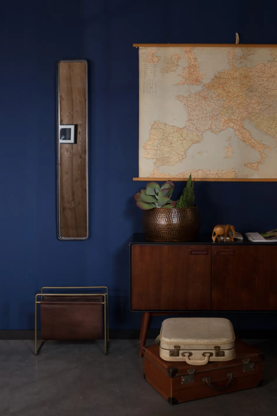Speglar|Hall|Dutchbone Spegel 'Black Beam' - Svart