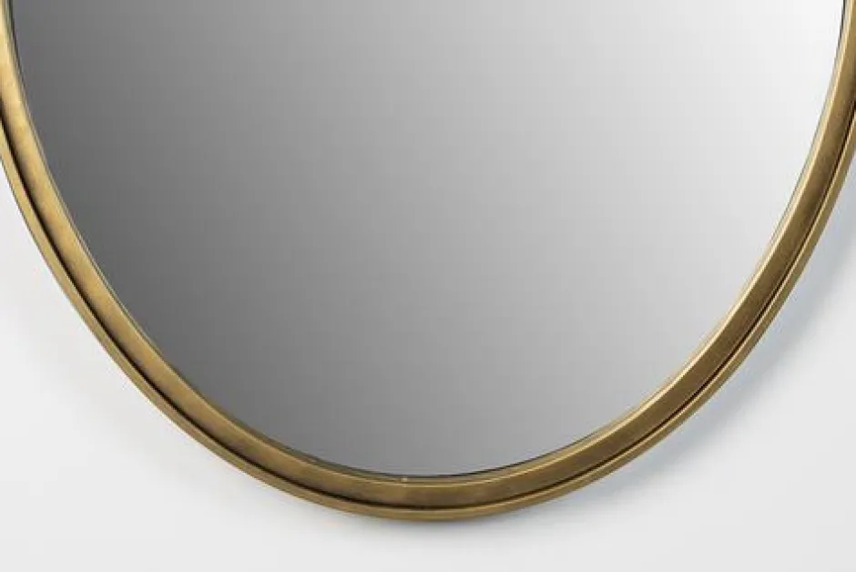 Speglar|Hall|Reforma Spegel 'Matz' Oval - Antik mässing