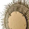 Speglar|Hall|Affari of Sweden Spegel 'Stina' rund 60cm - Natur