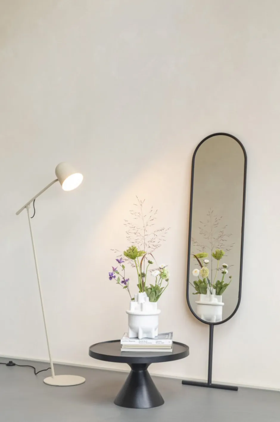 Speglar|Hall|Zuiver Spegel 'Tess' - Svart