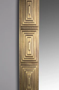 Speglar|Hall|Dutchbone Spegel 'Volan' 110x70cm - Mässing