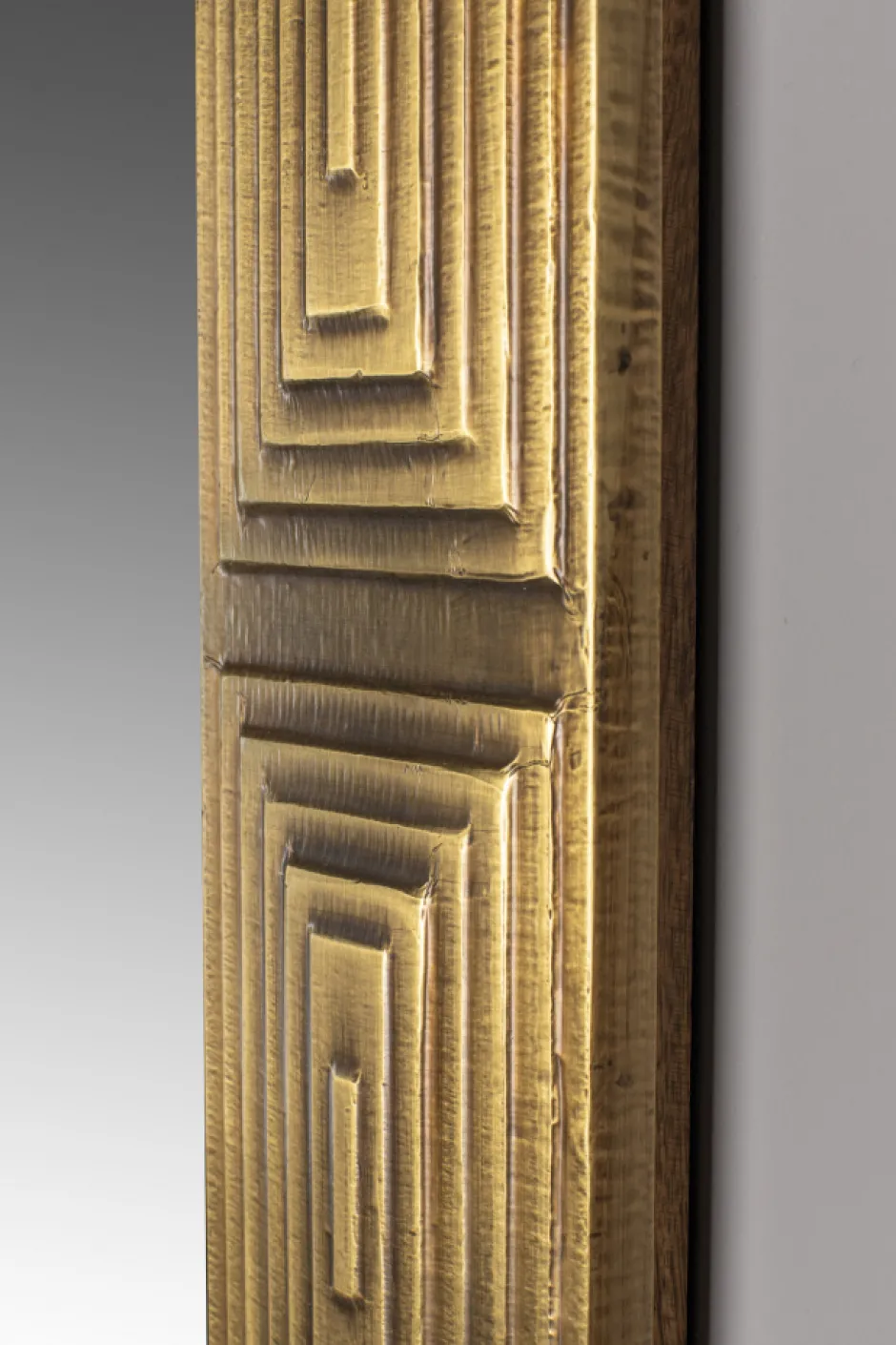 Speglar|Hall|Dutchbone Spegel 'Volan' 110x70cm - Mässing