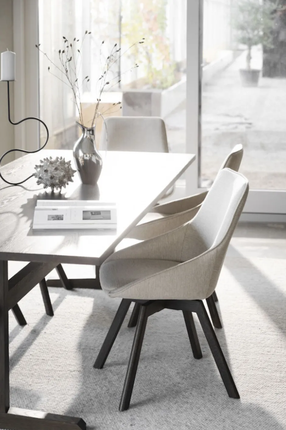 Stolar|Kök|Rowico Home Stol 'Alison' - Brun/Beige