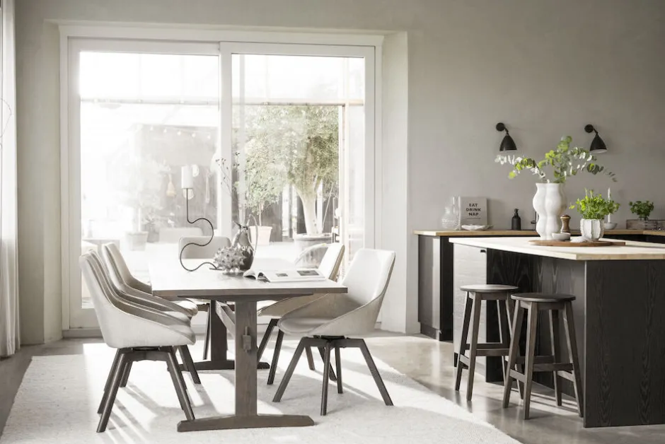 Stolar|Kök|Rowico Home Stol 'Alison' - Brun/Beige