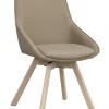 Stolar|Kök|Rowico Home Stol 'Alison' Läder - Beige/vitpigmenterad