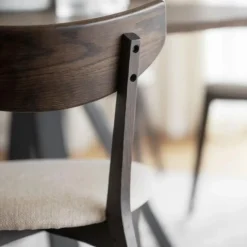 Stolar|Kök|Rowico Home Stol 'Ami' - Brun/ Beige