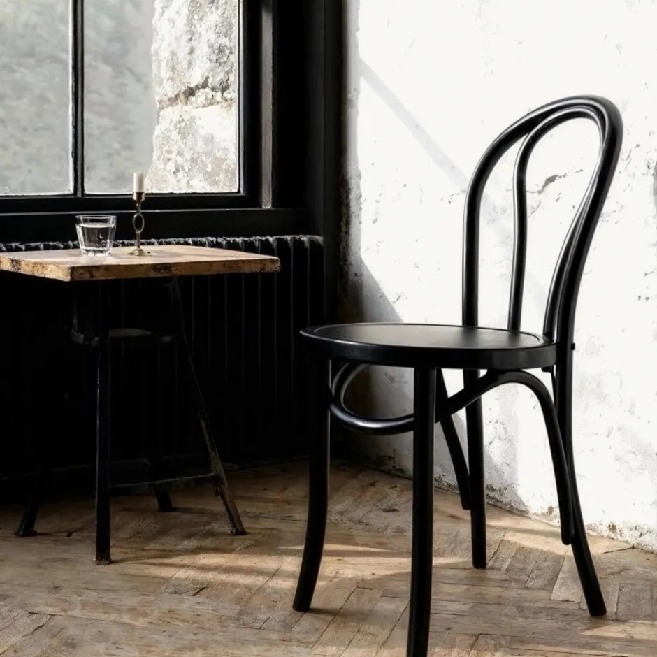 Stolar|Kök|Reforma Stol 'Bistro' - Trä/Svart