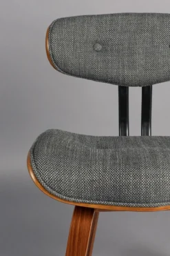 Stolar Vintage|Stolar|Dutchbone Stol 'Blackwood' - Grå