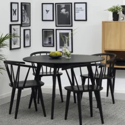 Stolar|Kök|Rowico Home Stol 'Carmen' - Svart