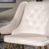 Stolar|Kök|Reforma Stol 'Elverum Deluxe' - Beige/Mässing