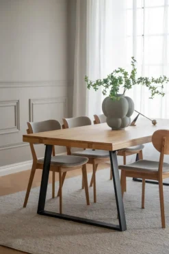 Stolar|Kök|Rowico Home Stol 'Kato' - Grå/beige
