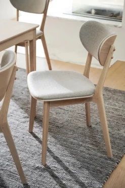 Stolar|Kök|Rowico Home Stol 'Kato' - Grå/beige/vitpigmenterad