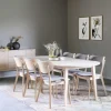 Stolar|Kök|Rowico Home Stol - 'Kato' - Ljusgrå/Vitpigmenterad
