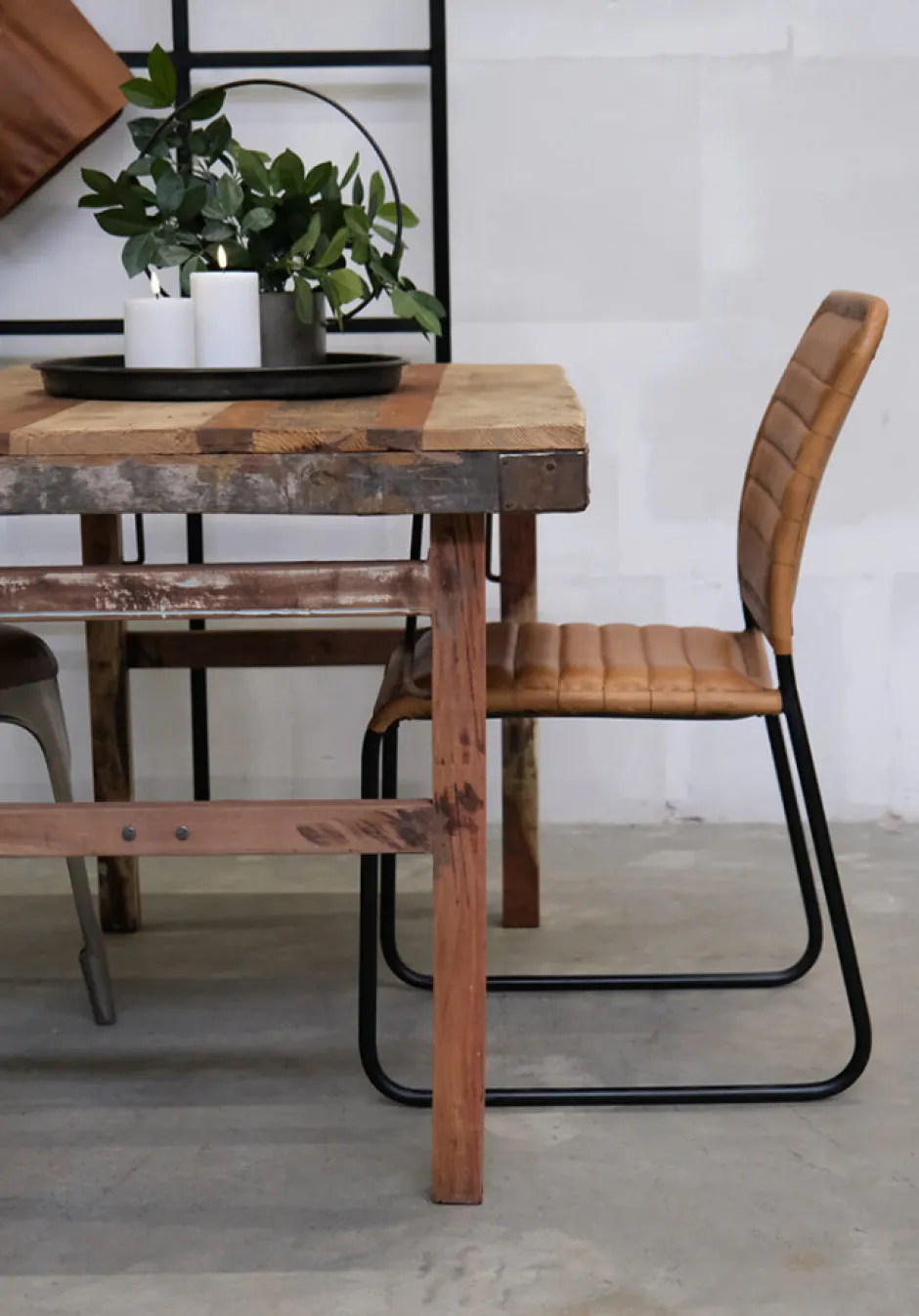 Sittmöbler|Stolar|Trademark Living Stol 'Ken' - Läder
