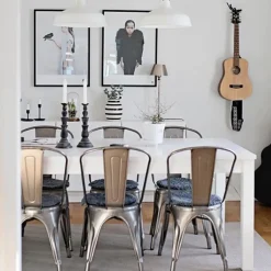 Stolar|Kök|KDESIGN Stol 'Montmartre' - Rustik stål