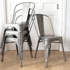 Stolar|Kök|KDESIGN Stol 'Montmartre' - Rustik stål