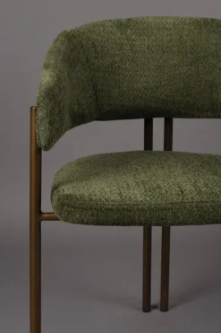 Stolar Vintage|Stolar|Dutchbone Stol 'Naida' - Grön