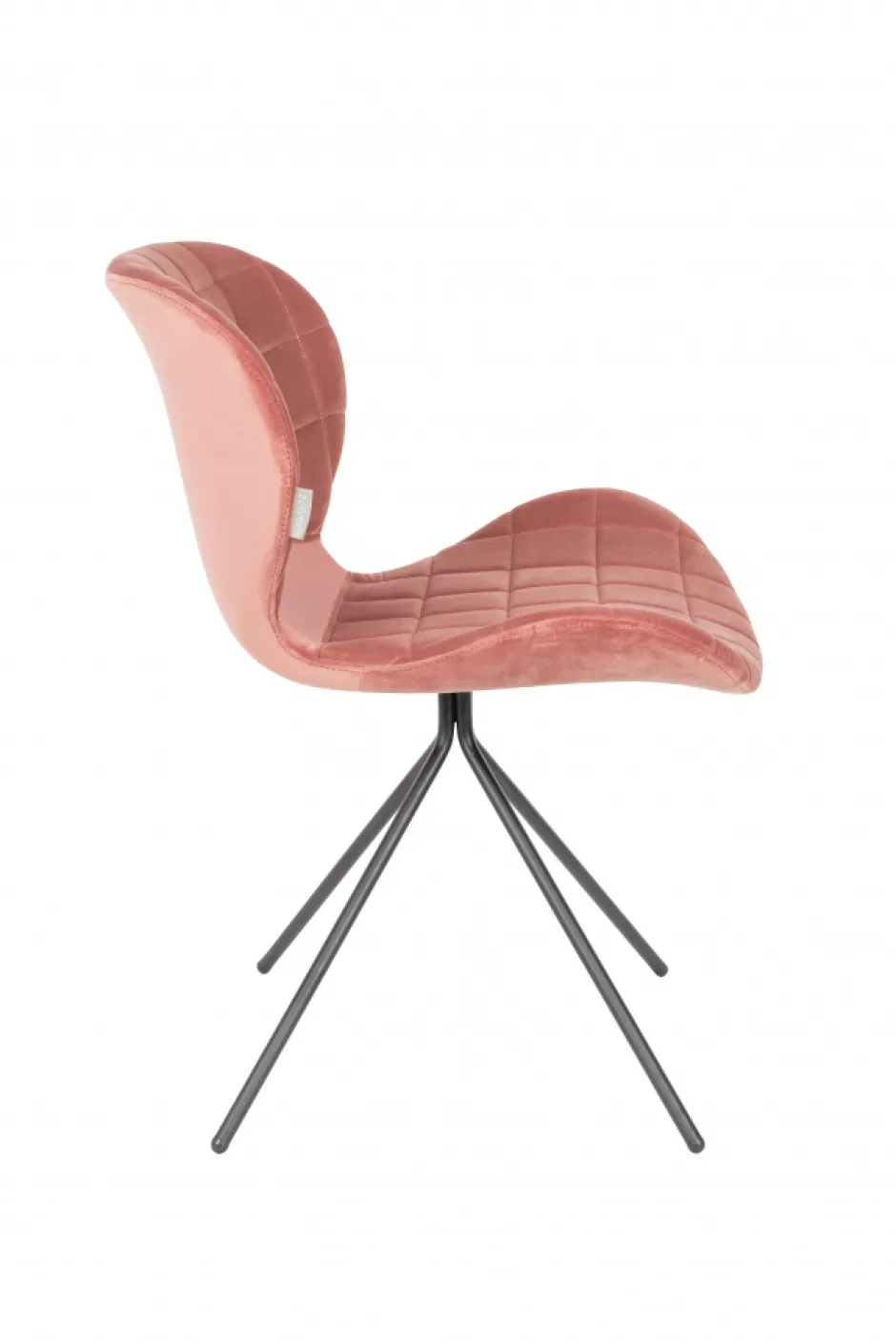 Sittmöbler|Stolar|Zuiver Stol 'Omg' - Sammet/Rosa