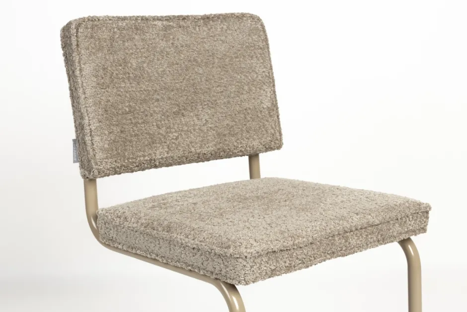 Stolar|Kök|Zuiver Stol 'Ridge Soft' - Beige