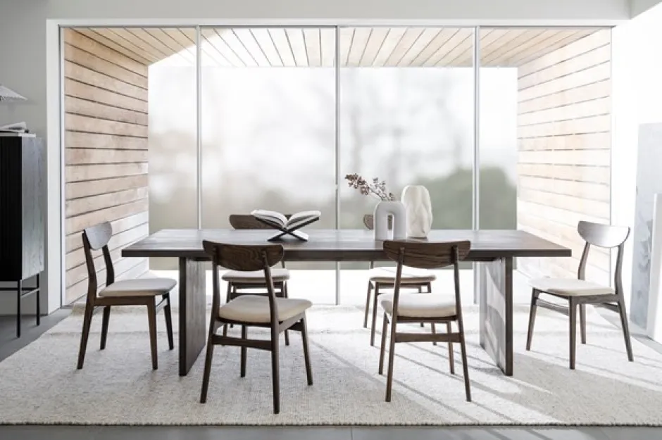 Stolar|Kök|Rowico Home Stol 'Rodham' stol - Brun/Beige