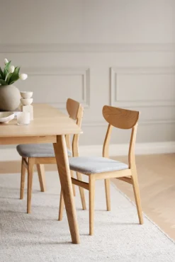 Stolar|Kök|Rowico Home Stol 'Rodham' stol - Natur/Grå