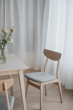Stolar|Kök|Rowico Home Stol 'Rodham'- Vitpigmenterad/Ljusgrå