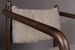Vardagsrum|Sittmöbler|Dutchbone Stol 'Torrance' - Valnöt/Beige