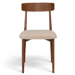 Sittmöbler|Stolar|Reforma Stol 'Ystad' - Valnöt/beige