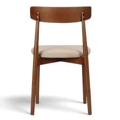 Sittmöbler|Stolar|Reforma Stol 'Ystad' - Valnöt/beige