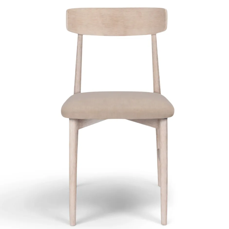 Sittmöbler|Stolar|Reforma Stol 'Ystad' - Vit ek/Beige