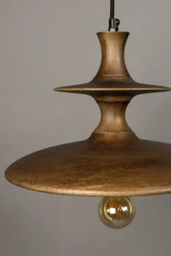 Taklampor|Hall|Dutchbone Taklampa 'Cath' 34x34- Brun