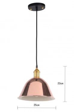 Taklampor|Lampor|Fair Glare Taklampa 'Rose' - Roséguld