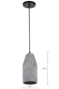 Taklampor|Lampor|Fair Glare Taklampa 'Stone Cylinder' - Cement