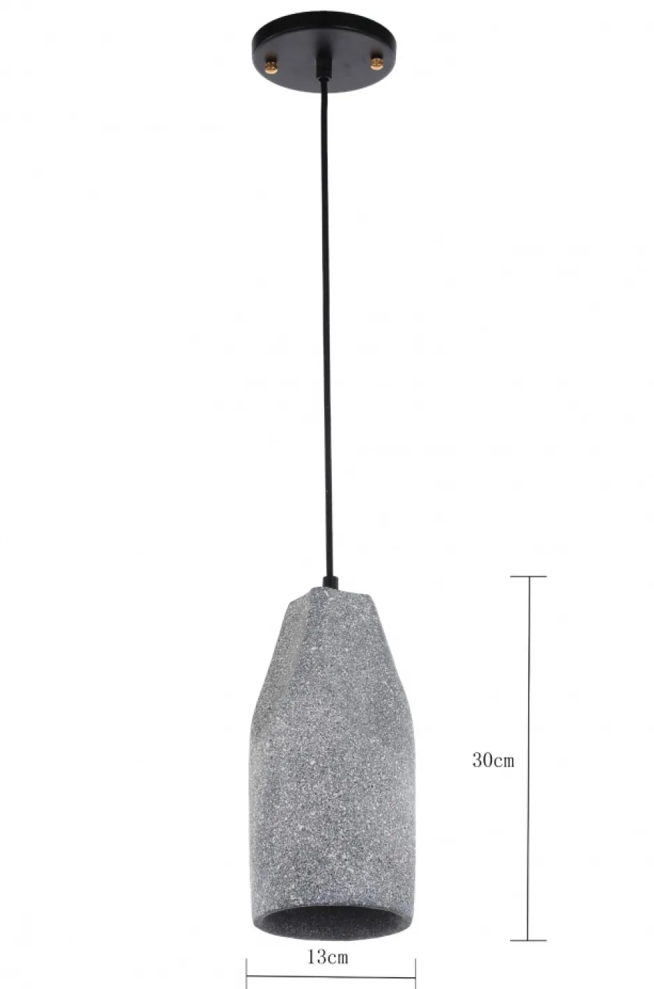 Taklampor|Lampor|Fair Glare Taklampa 'Stone Cylinder' - Cement
