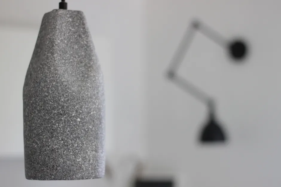 Taklampor|Lampor|Fair Glare Taklampa 'Stone Cylinder' - Cement