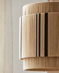 Taklampor|Hall|Nordal Taklampa 'Vinata' - Beige/Svart