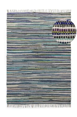 Vävda Mattor|Vardagsrum|Reforma x Trendcarpet Trasmatta 'Home' - Multi/blå