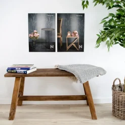 Vardagsrum|Bänkar|Reforma Träbänk 'Barcelona' 90x25cm - Teak