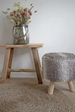 Bänkar|Bänkar Vintage|Reforma Träbänk 'Barcelona' 50x25cm - Teak