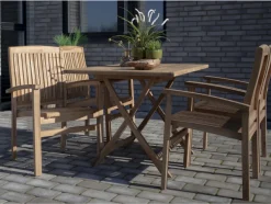 Trädgårdsbord|Uteplats|Garden Prestige Trädgårdsbord 'Oviedo' 120x80cm - Ek