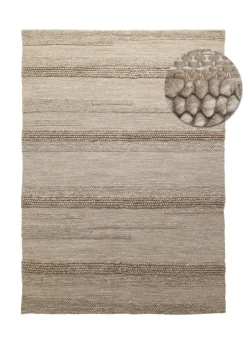 Vävda Mattor|Ullmattor|Reforma x Trendcarpet Ullmatta 'Almaty' - Beige