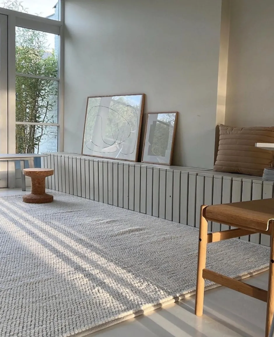 Sovrum|Ullmattor|Reforma x Trendcarpet Ullmatta 'Avafors' - Beige