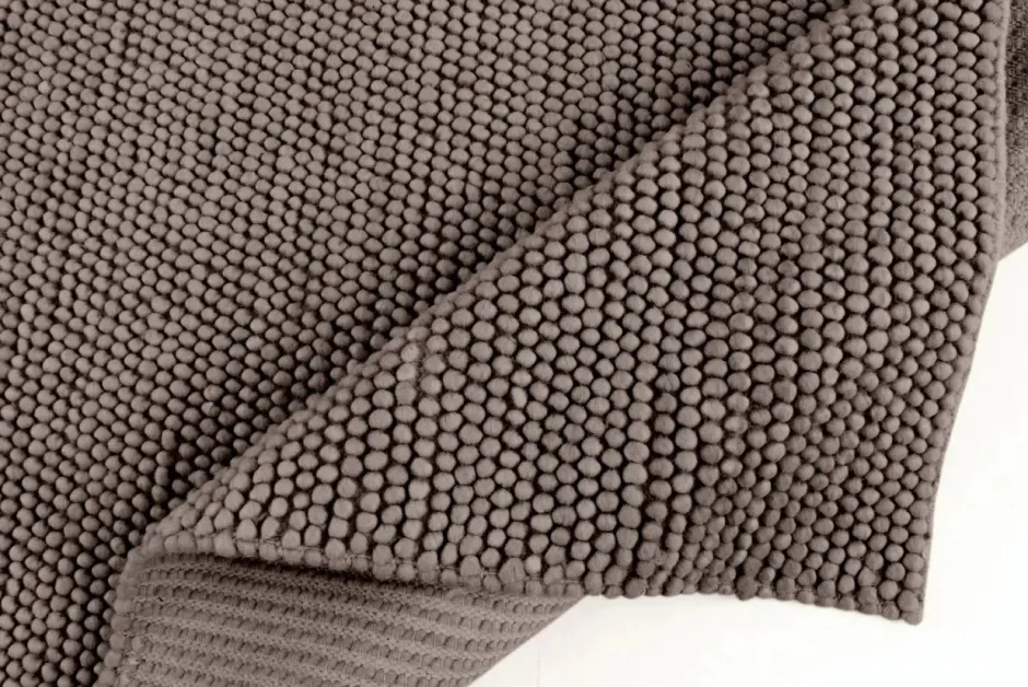 Ullmattor|Vardagsrum|Reforma x Trendcarpet Ullmatta 'Avafors Wool Bubble' 240x240cm - Brun