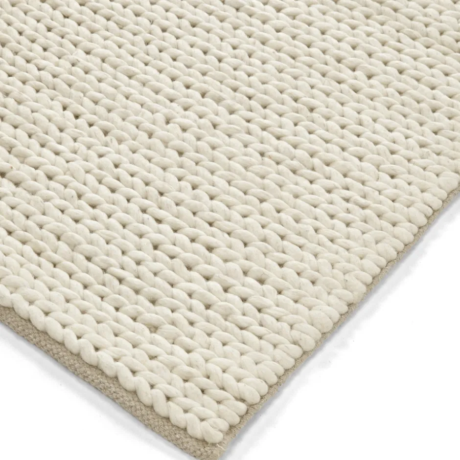 Vävda Mattor|Ullmattor|Reforma x Trendcarpet Ullmatta 'Talvia Flätad Ull' -Vit