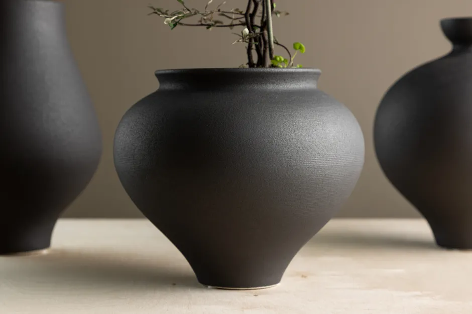 Vaser|Kök|Reforma Vas 'Santander' 18cm- Svart