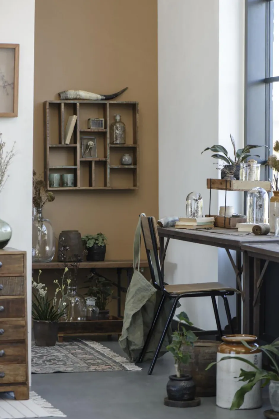 Arbetsrum|Hyllor Vintage|Ib Laursen Vägghylla 'Unique' - Återvunnet Trä/Vintage